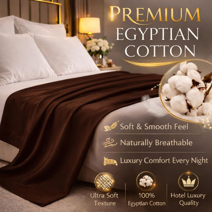 Flat Sheet 100% Egyptian Cotton 200 Thread Count Hotel Quality