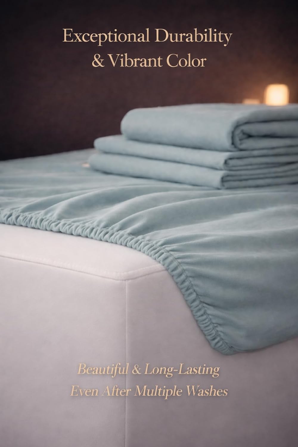 Microfibre Fitted Sheet 25cm Deep – Soft Easy Care Bedding | Night Zone