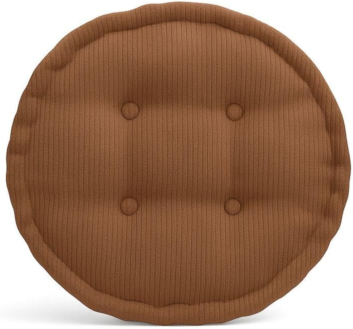 Round Fleece Booster Seat Pad 10cm Thick – Soft Chair Cushion for Extra Comfort | Night Zone