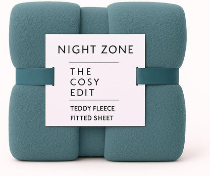 Teddy Fleece Fitted Sheet 30cm Deep – Extra Deep Teddy Bear Bedding | Night Zone
