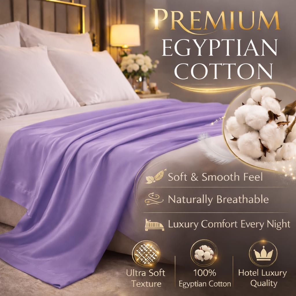 Flat Sheet 100% Egyptian Cotton 200 Thread Count Hotel Quality