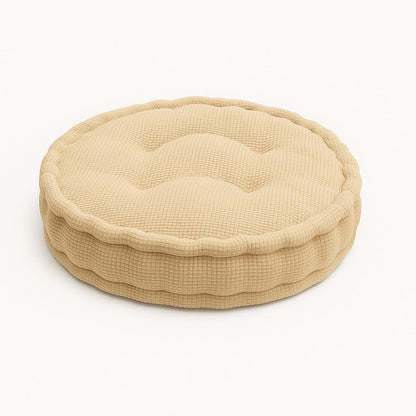 Round Fleece Booster Seat Pad 10cm Thick – Soft Chair Cushion for Extra Comfort | Night Zone
