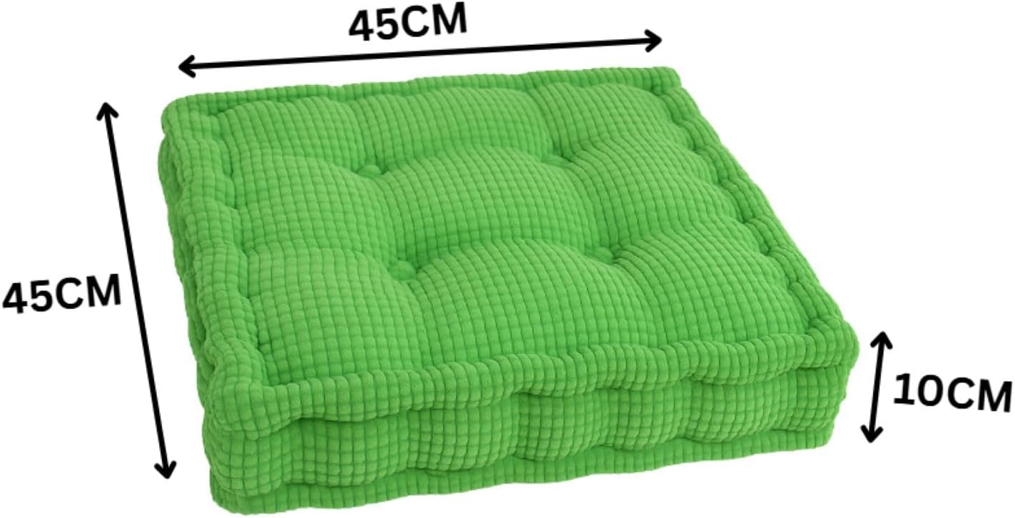 Square Fleece Booster Seat Pad 10cm Thick – Soft Chair Cushion for Extra Comfort | Night Zone