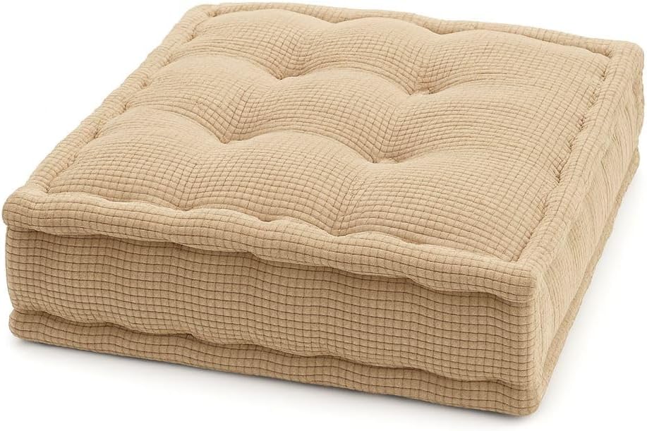 Square Fleece Booster Seat Pad 10cm Thick – Soft Chair Cushion for Extra Comfort | Night Zone