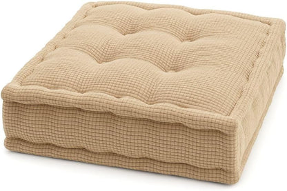 Square Fleece Booster Seat Pad 10cm Thick – Soft Chair Cushion for Extra Comfort | Night Zone