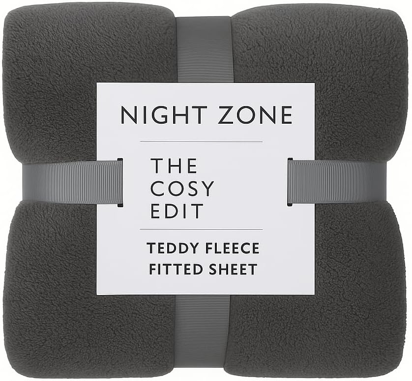 Teddy Fleece Fitted Sheet 30cm Deep – Extra Deep Teddy Bear Bedding | Night Zone
