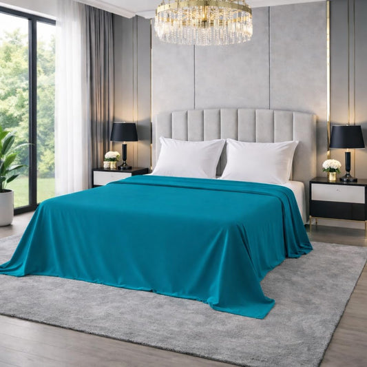 Polycotton Flat Sheet – Soft Easy Care Bed Linen | Night Zone