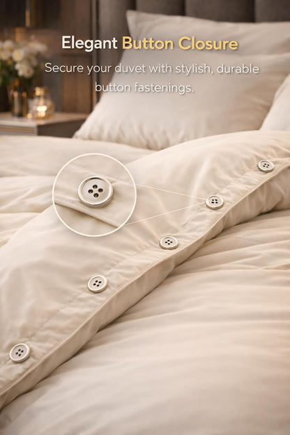 400 Thread Count 100% Egyptian Cotton Duvet Cover Set – Hotel Collection Luxury Bedding | Night Zone