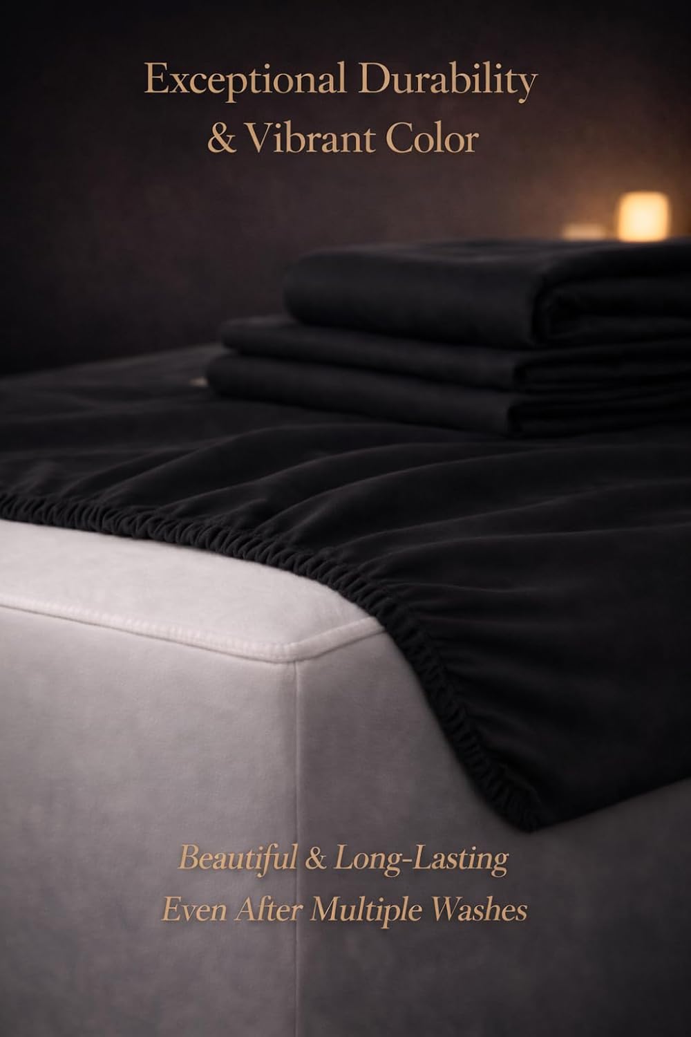 Microfibre Fitted Sheet 25cm Deep – Soft Easy Care Bedding | Night Zone