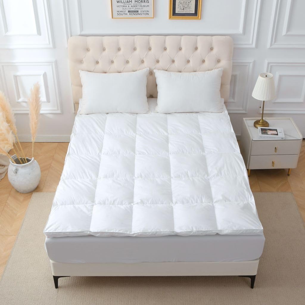 Goose Feather & Down Mattress Topper 5cm – Luxury Hotel Style Mattress Topper | Night Zone