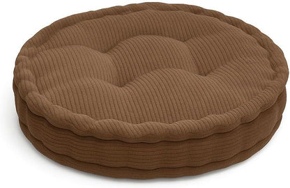Round Fleece Booster Seat Pad 10cm Thick – Soft Chair Cushion for Extra Comfort | Night Zone