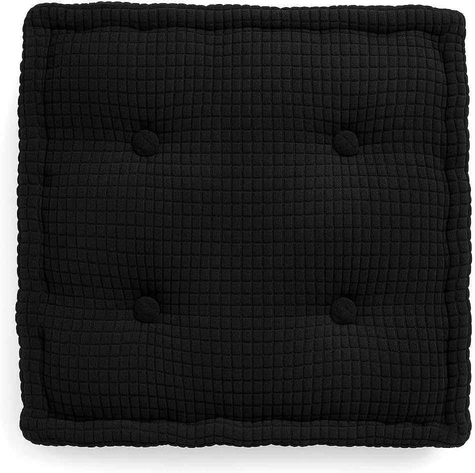 Square Fleece Booster Seat Pad 10cm Thick – Soft Chair Cushion for Extra Comfort | Night Zone