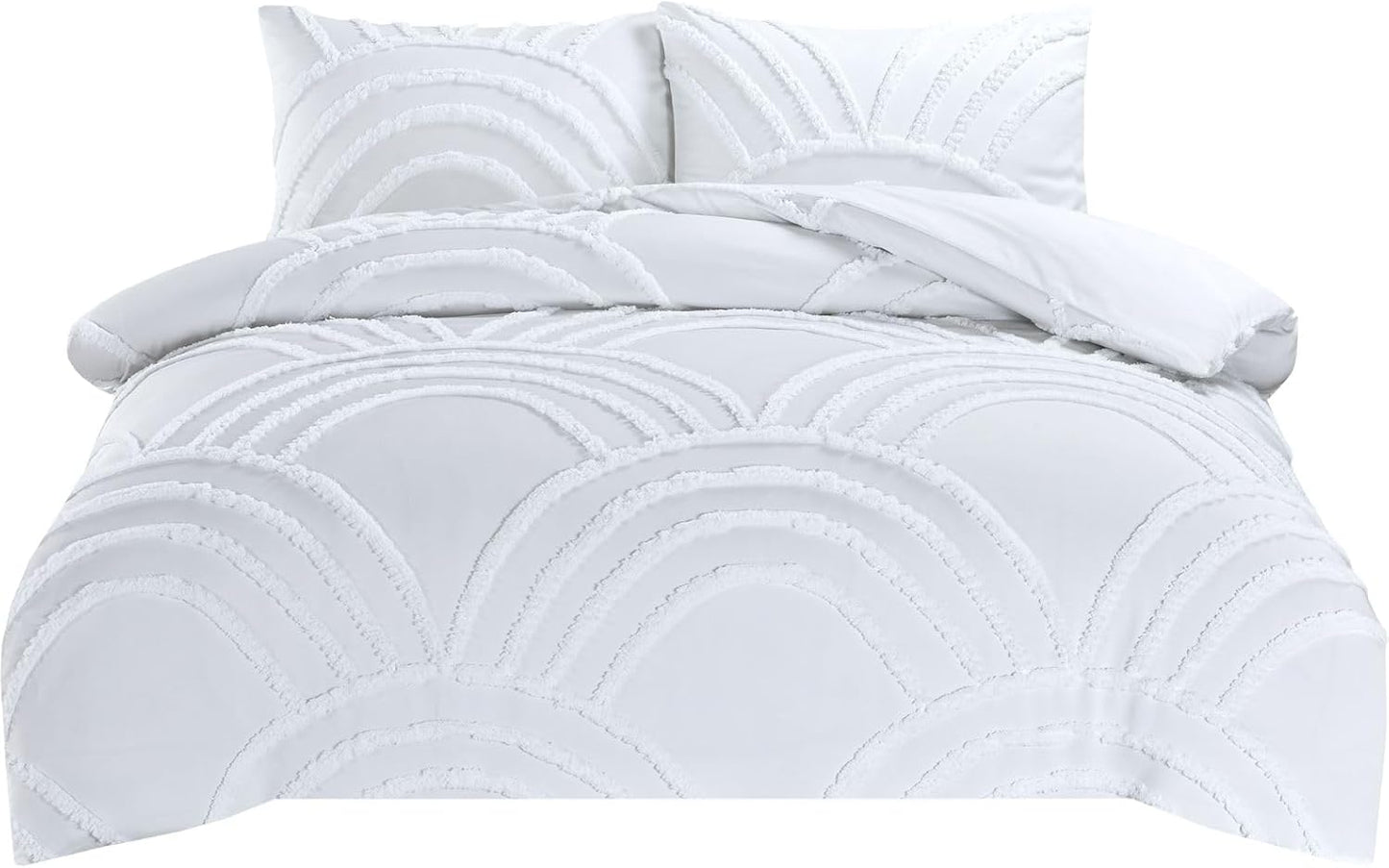 Zara Chenille Tufted Duvet Cover Set – Luxury Textured Bedding | Night Zone