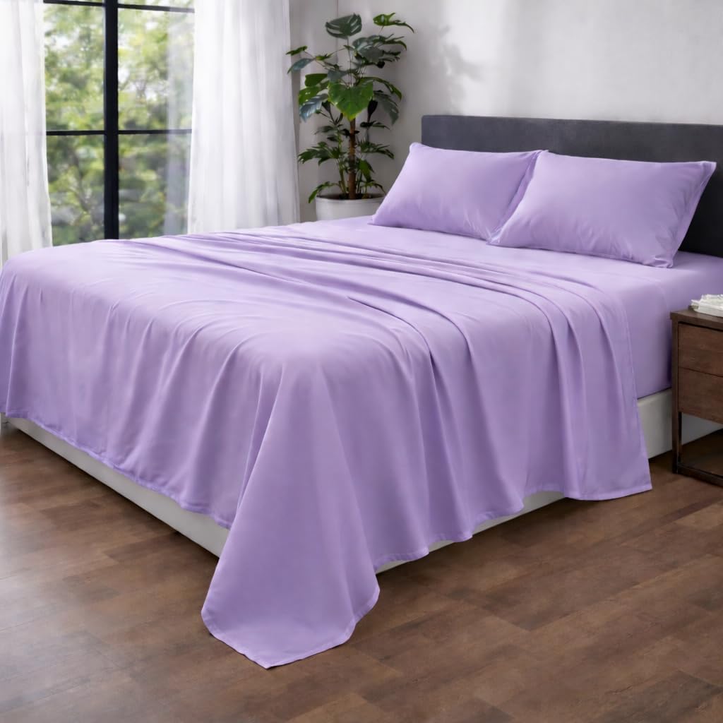 Microfibre Flat Sheet – Ultra Soft Breathable Easy Care Durable Bed Sheet | Night Zone