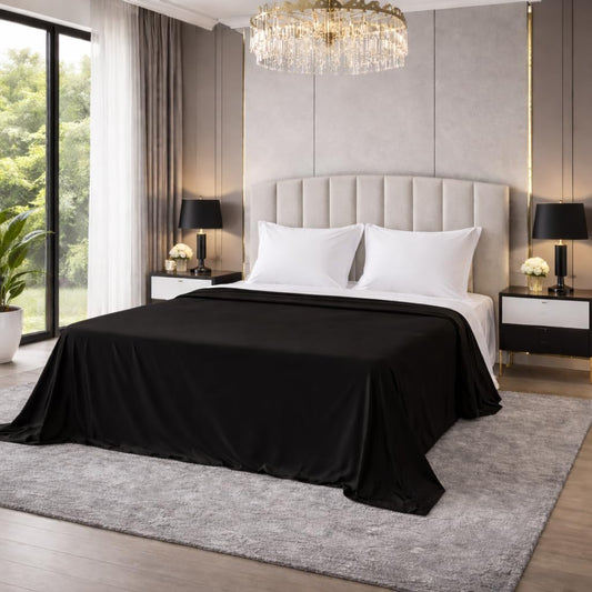 Polycotton Flat Sheet – Soft Easy Care Bed Linen | Night Zone