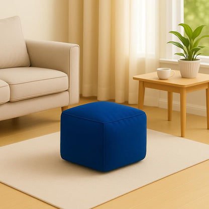 Waterproof Bean Bag Footstool Poufy Cube 40x40cm – Indoor & Outdoor Seating | Night Zone