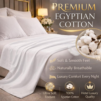 Flat Sheet 100% Egyptian Cotton 200 Thread Count Hotel Quality