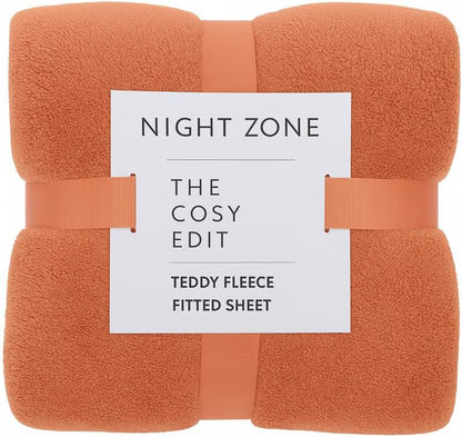 Teddy Fleece Fitted Sheet 30cm Deep – Extra Deep Teddy Bear Bedding | Night Zone