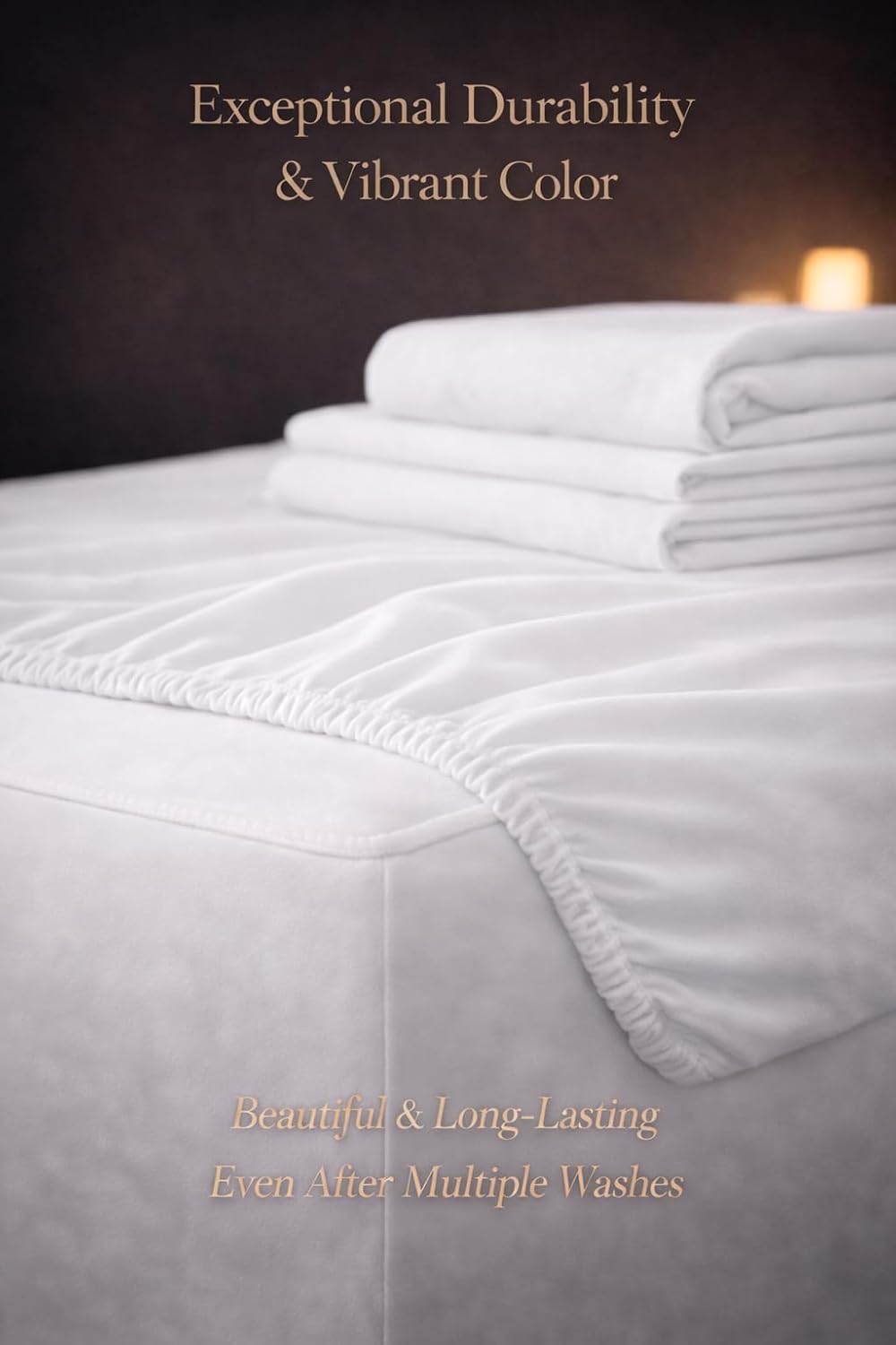 Microfibre Fitted Sheet 25cm Deep – Soft Easy Care Bedding | Night Zone