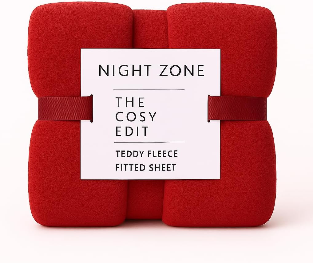 Teddy Fleece Fitted Sheet 30cm Deep – Extra Deep Teddy Bear Bedding | Night Zone
