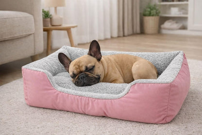 Luxury Orthopaedic Dog Bed Sofa – Plush Pet Basket with Raised Support Sides | Night Zone