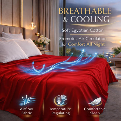 Flat Sheet 100% Egyptian Cotton 200 Thread Count Hotel Quality