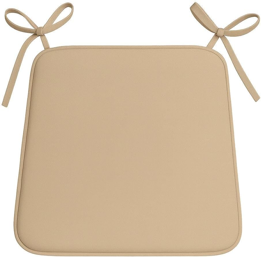 Multicolour Square Chair Seat Pads 38x38cm – 3cm Thick Cushions with Ties | Night Zone