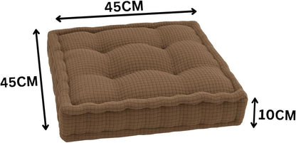 Square Fleece Booster Seat Pad 10cm Thick – Soft Chair Cushion for Extra Comfort | Night Zone