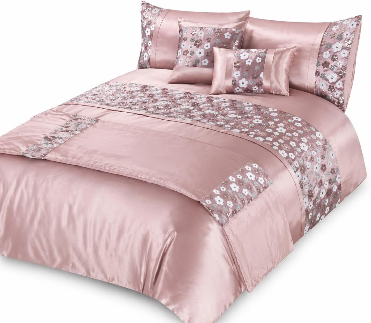 Romi Embroidered Duvet Cover Set – Embellished Luxury Bedding | Night Zone