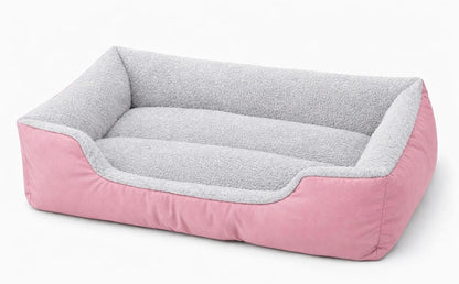 Luxury Orthopaedic Dog Bed Sofa – Plush Pet Basket with Raised Support Sides | Night Zone