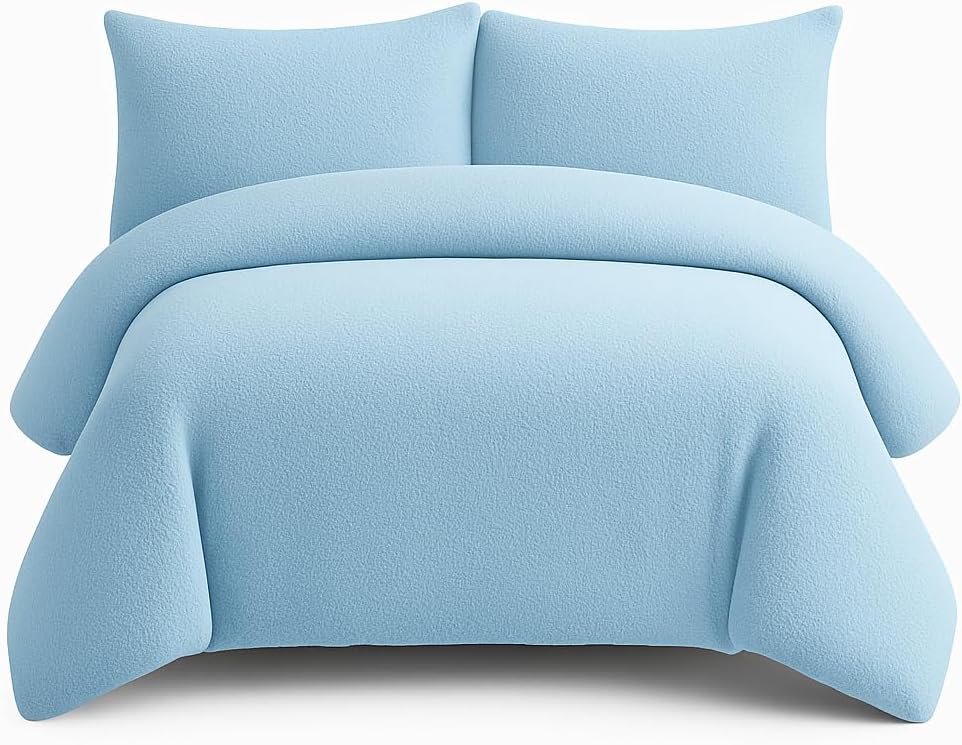 Teddy Fleece Duvet Cover Set – Soft Warm Teddy Bear Bedding | Night Zone