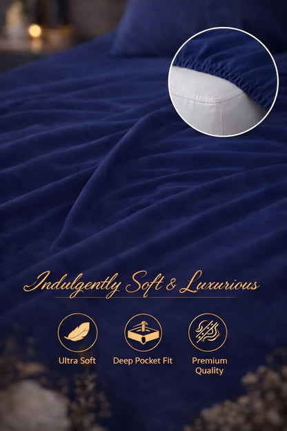 Microfibre Fitted Sheet 25cm Deep – Soft Easy Care Bedding | Night Zone