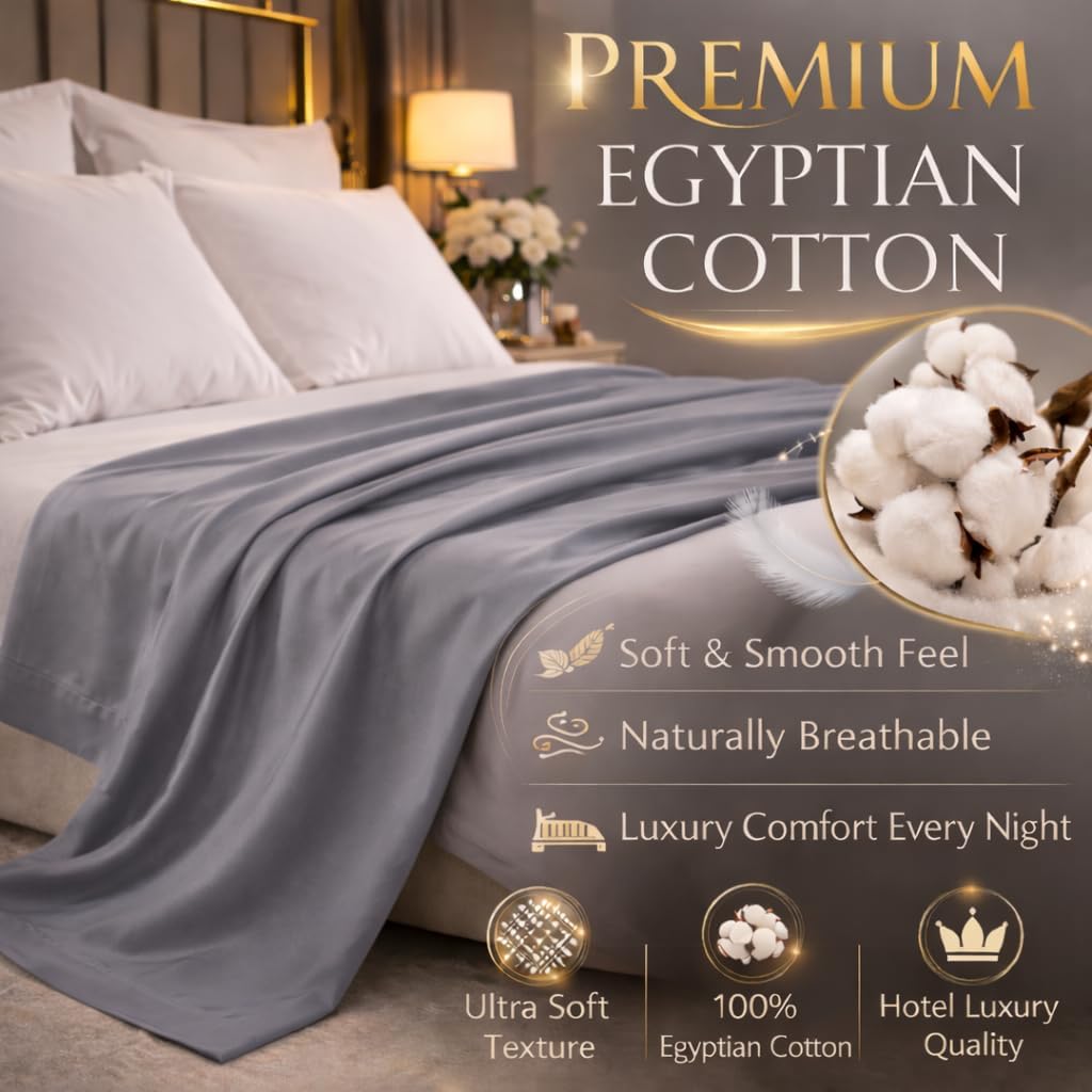 Flat Sheet 100% Egyptian Cotton 200 Thread Count Hotel Quality