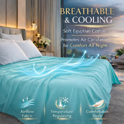 Flat Sheet 100% Egyptian Cotton 200 Thread Count Hotel Quality