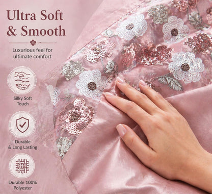 Romi Embroidered Duvet Cover Set – Embellished Luxury Bedding | Night Zone