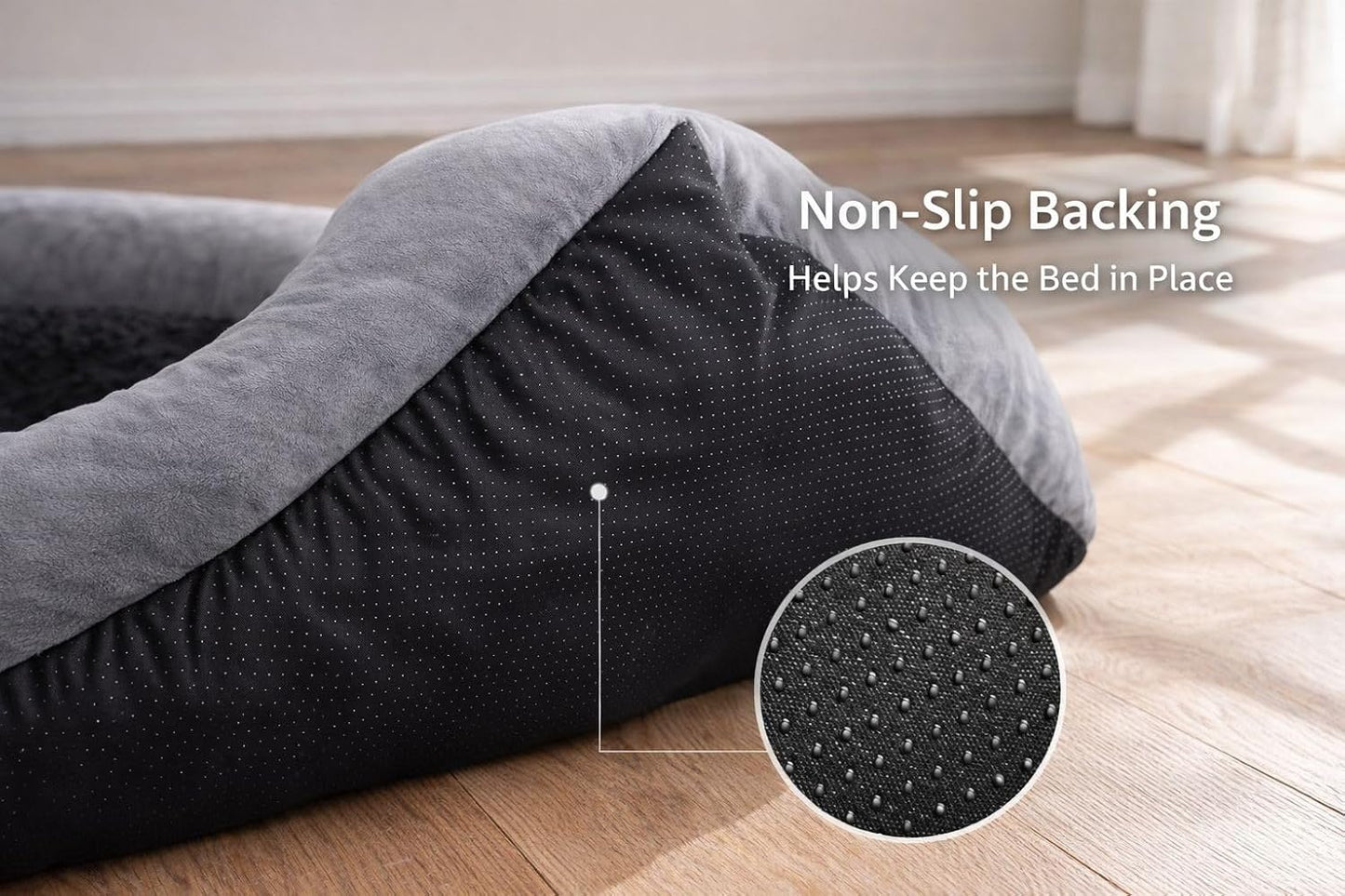 Luxury Orthopaedic Dog Bed Sofa – Plush Pet Basket with Raised Support Sides | Night Zone