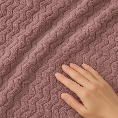 Wave Flannel Fleece Throw Blanket – Ultra Soft Warm Sofa & Bed Throw | Night Zone