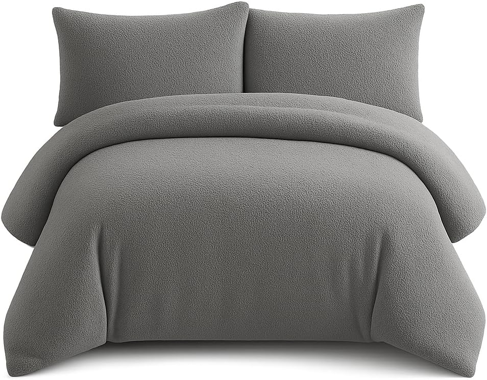 Teddy Fleece Duvet Cover Set – Soft Warm Teddy Bear Bedding | Night Zone