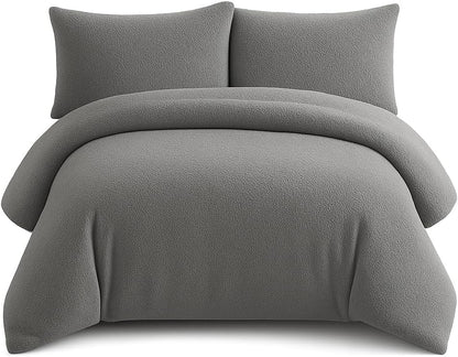 Teddy Fleece Duvet Cover Set – Soft Warm Teddy Bear Bedding | Night Zone