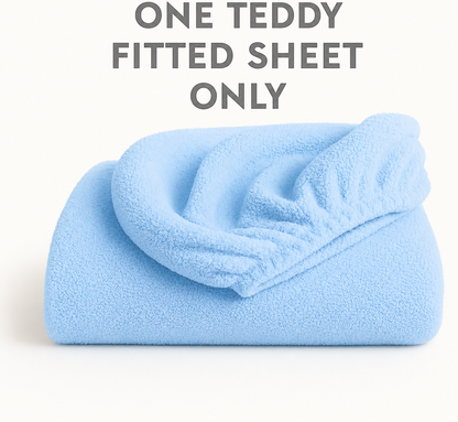 Teddy Fleece Fitted Sheet 30cm Deep – Extra Deep Teddy Bear Bedding | Night Zone
