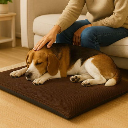 Fleece Pet Mat Washable Dog & Cat Bed – Super Soft Pet Cushion | Night Zone