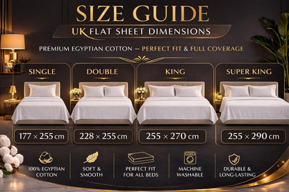 Flat Sheet 100% Egyptian Cotton 200 Thread Count Hotel Quality