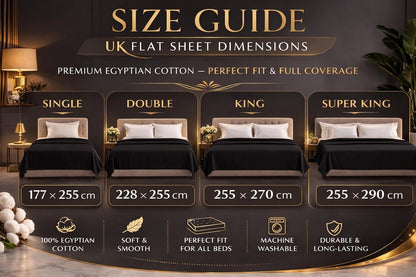 Flat Sheet 100% Egyptian Cotton 200 Thread Count Hotel Quality