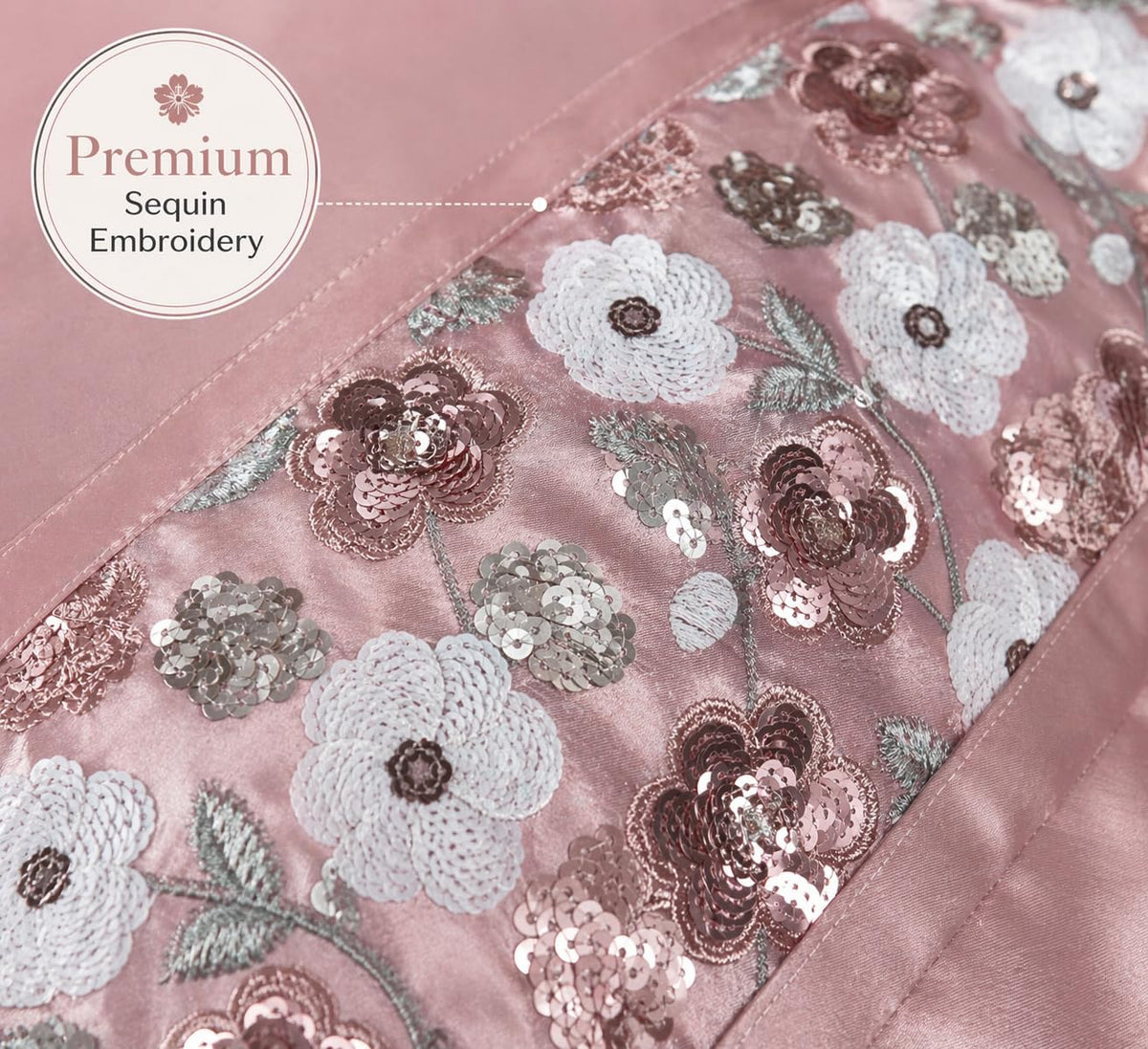 Romi Embroidered Duvet Cover Set – Embellished Luxury Bedding | Night Zone