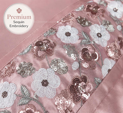 Romi Embroidered Duvet Cover Set – Embellished Luxury Bedding | Night Zone
