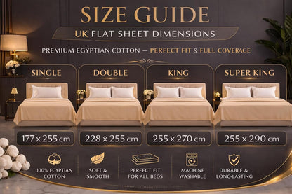 Flat Sheet 100% Egyptian Cotton 200 Thread Count Hotel Quality