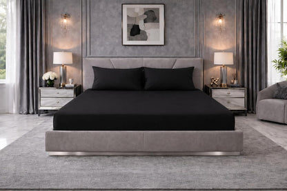 Extra Deep Fitted Sheet 40cm – Polycotton Easy Care Bedding | Night Zone