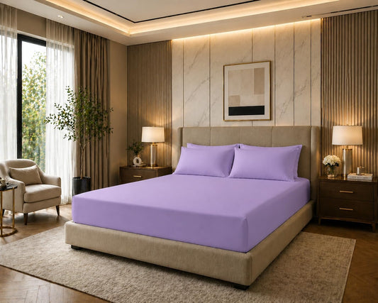 180 Thread Count Percale Extra Deep Fitted Sheet 40cm – Non Iron Polycotton Bedding | Night Zone