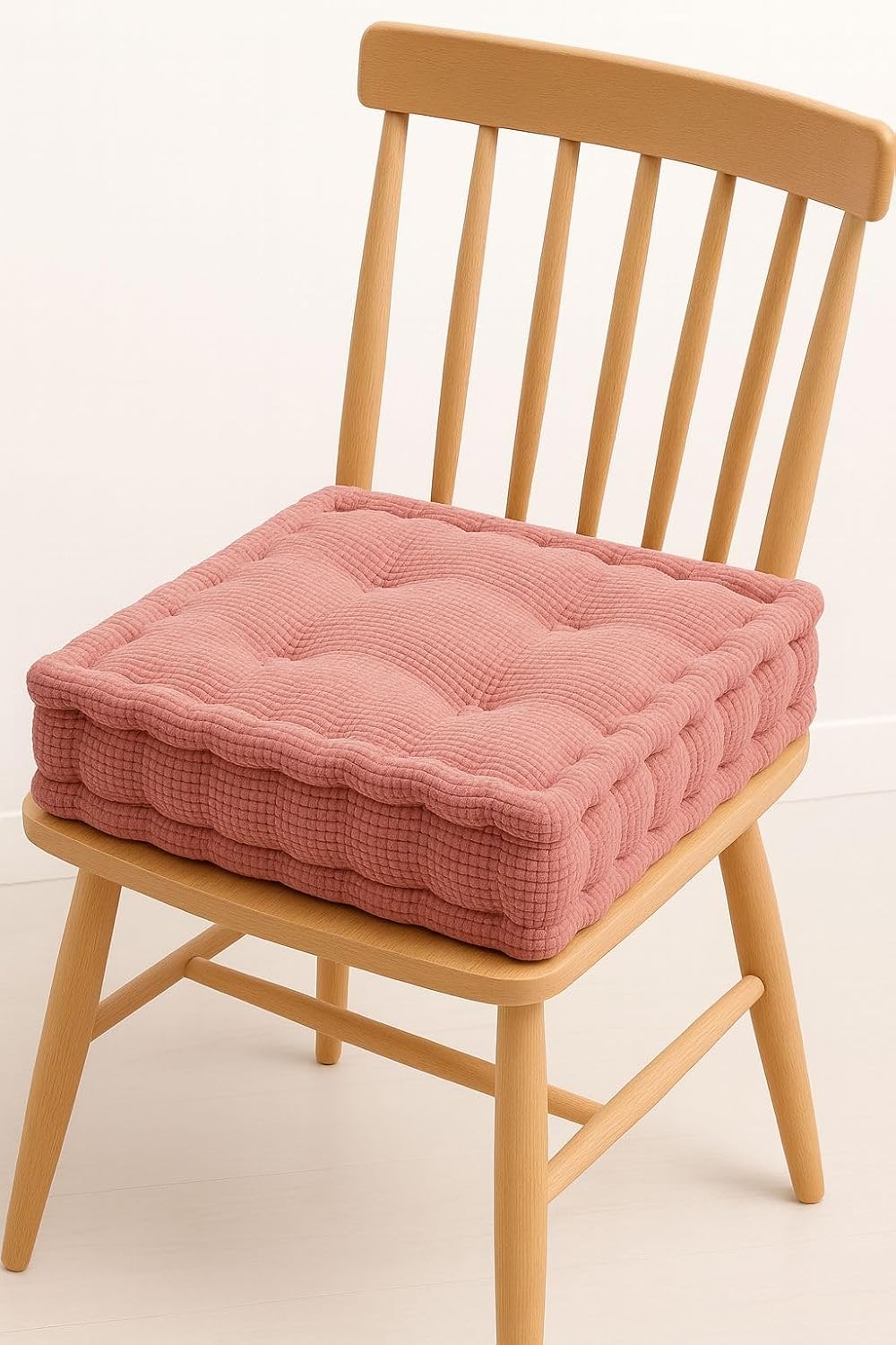 Square Fleece Booster Seat Pad 10cm Thick – Soft Chair Cushion for Extra Comfort | Night Zone