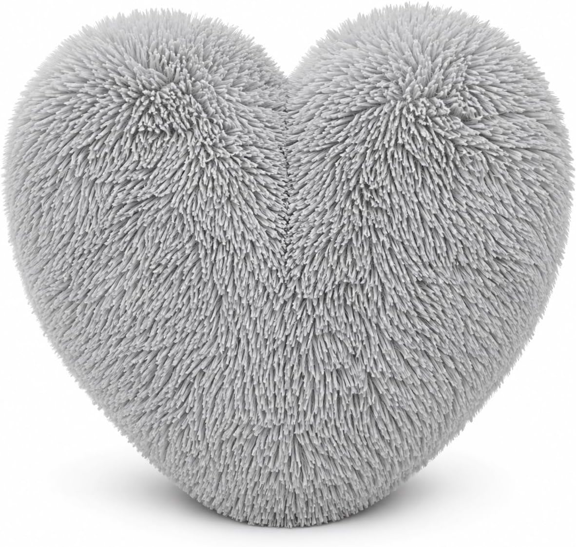 Teddy Cuddles Heart Shape Teddy Fleece Cushion – Soft Filled Decorative Cushion | Night Zone